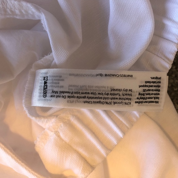 SOLD Eileen Fisher straight leg organic linen blend summer pants - Picture 7 of 12